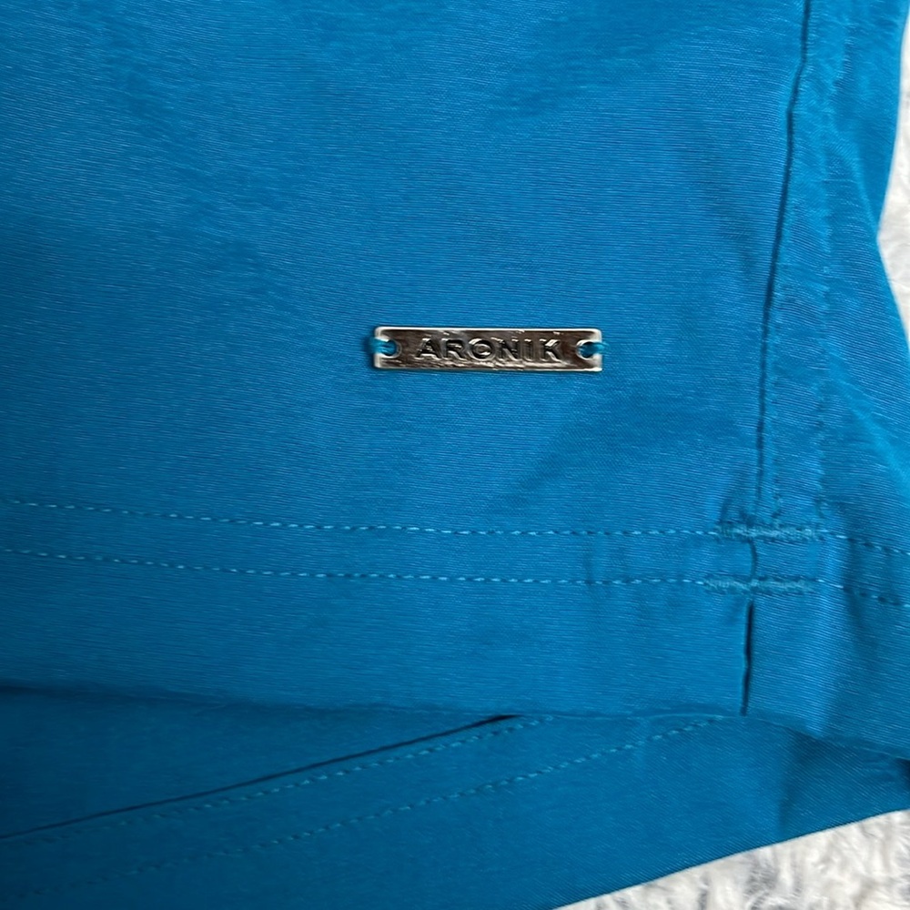 Aronik 4 1/2” Mens teal Lined Swim Trunks XL - Picture 8 of 11